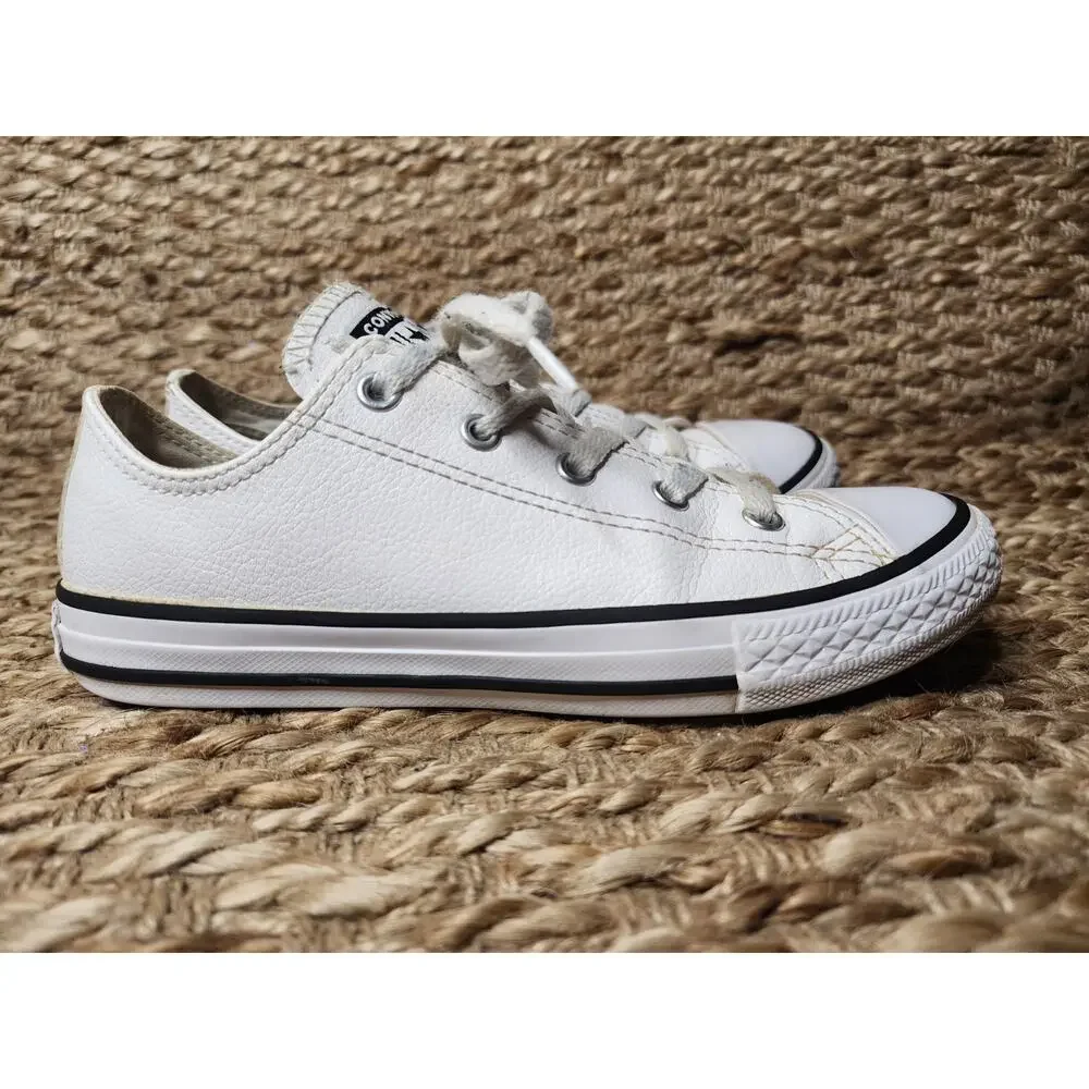Converse Chuck Taylor All Star Low Top OX White Shoes Juniors 3 Women's 5 School